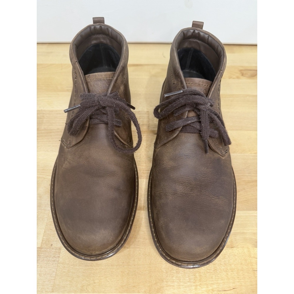 ECCO Men's Gore-Tex Waterproof Brown Leather Chukka Boots EUR 45 US 11-11.5